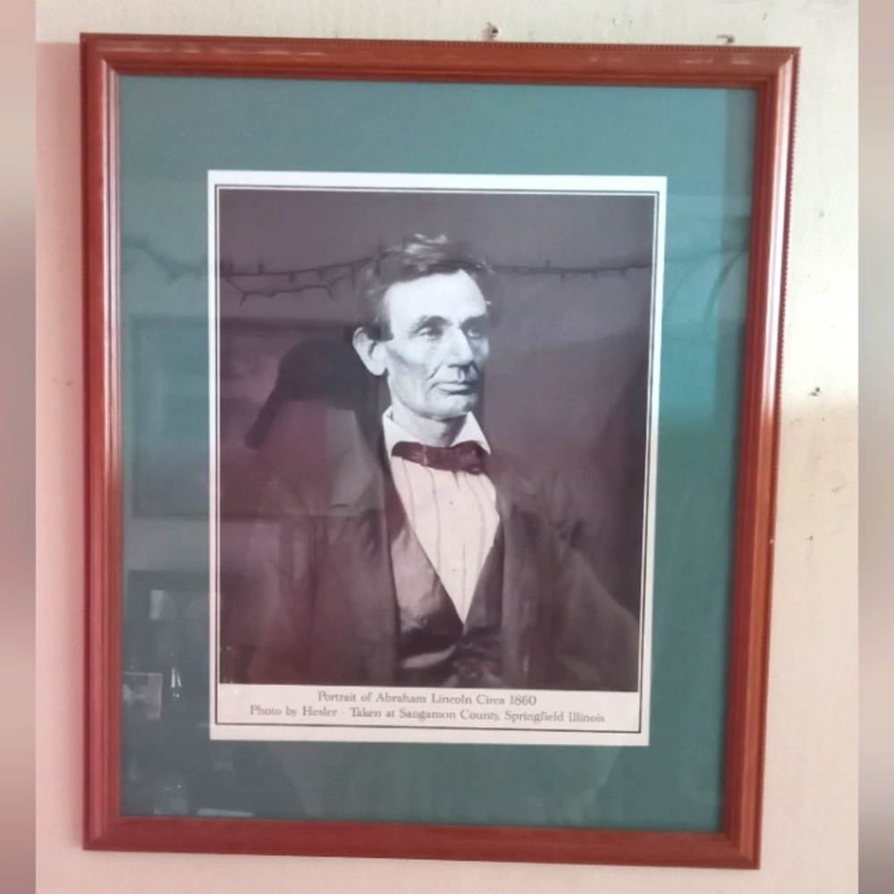 PORTRAIT of Abraham Lincoln circa 1860 (print)
